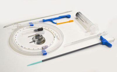 Система для венозно-артериального доступа c портом эллипсовидным PORT TI (титановым) с катетером 8 F и набором для установки купить оптом в Пензе