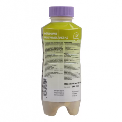 Нутрикомп Иммунный ликвид 500 мл. пластиковая бутылка купить оптом в Пензе