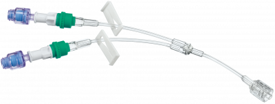 Удлинительная Y-линия с 2-мя коннекторами Сэйффлоу и возвратным клапаном 12 см купить оптом в Пензе