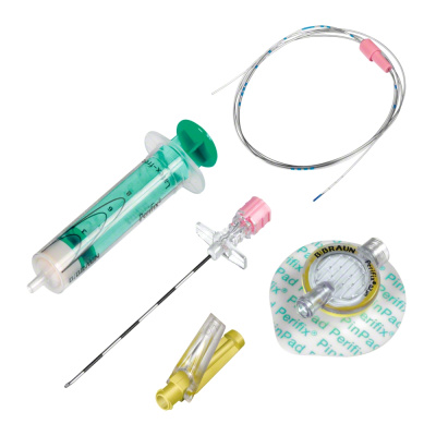 Набор для эпидуральной анестезии Перификс 420 18G/20G, фильтр, ПинПэд, шприцы, иглы  купить оптом в Пензе