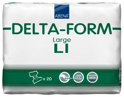 Delta-Form Подгузники для взрослых L1 купить оптом в Пензе
