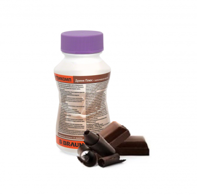 Нутрикомп Дринк Плюс шоколадный 200 мл. в пластиковой бутылке купить оптом в Пензе